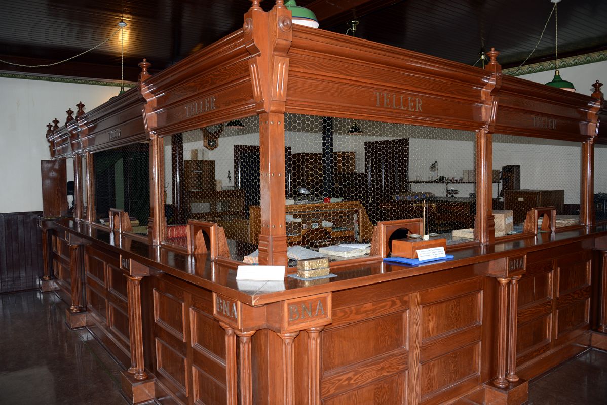 25B Teller Cages Inside The Bank Of British North America In Dawson City Yukon